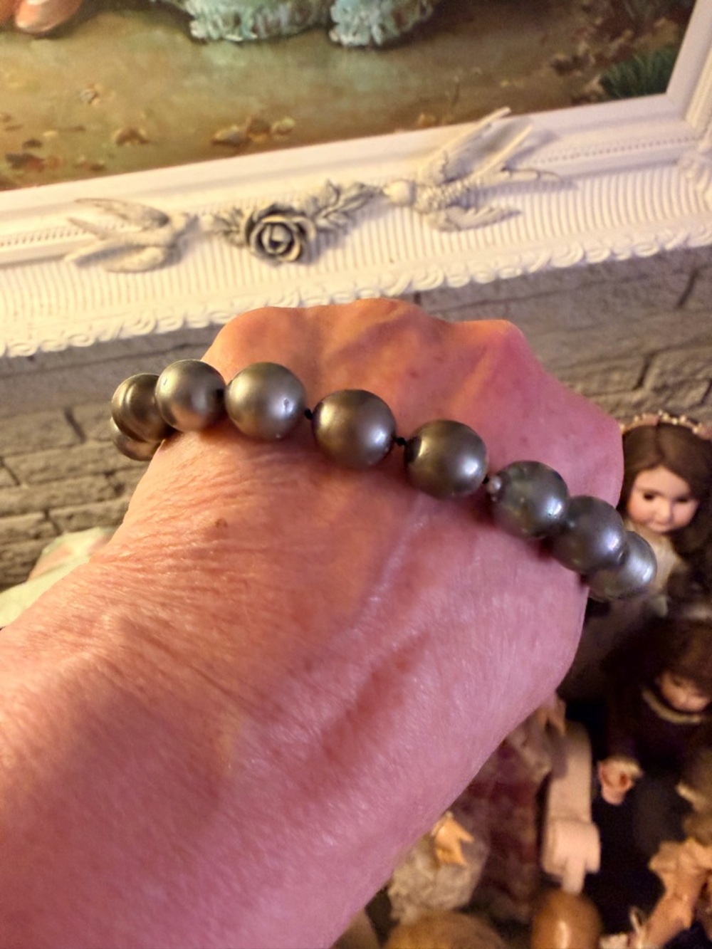 Tahitian pearl necklace